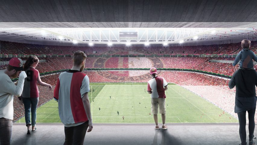 Feyenoord Stadium in Rotterdam by OMA