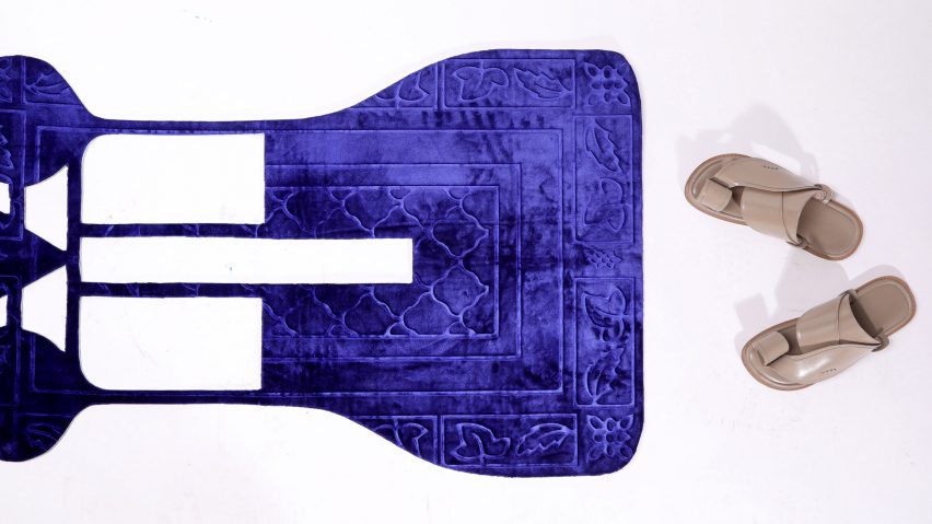 Sustainable prayer mat by Shepherd studio