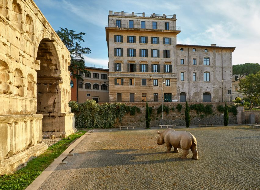 Rooms of Rome guest suites designed by Jean Nouvel