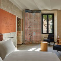 Rooms of Rome guest suites designed by Jean Nouvel