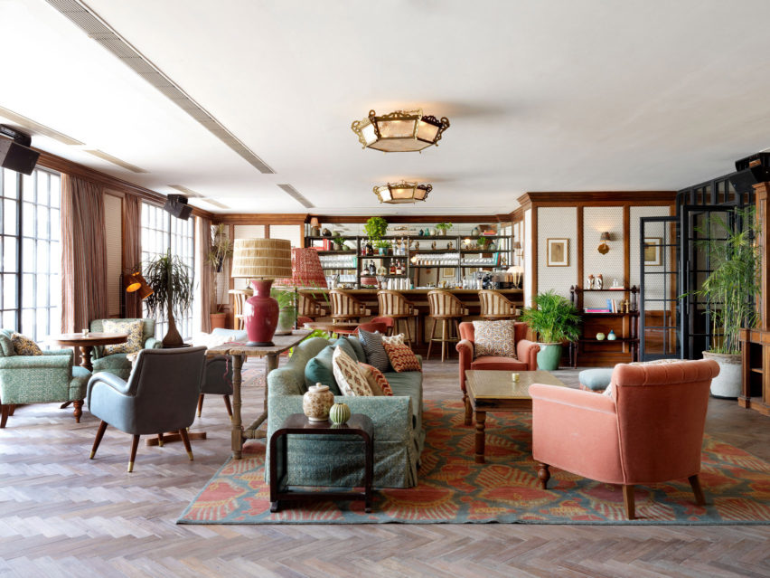 Interiors of Soho House Mumbai