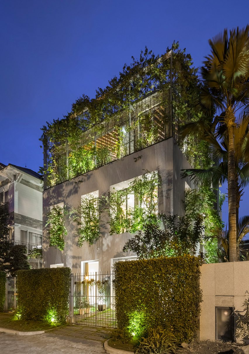 Stepping Park House by Vo Trong Nghia in Ho Chi Minh City, Vietnam