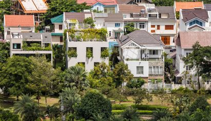 Stepping Park House by Vo Trong Nghia in Ho Chi Minh City, Vietnam