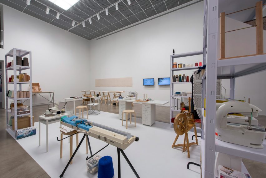 Stitching Worlds by Ebru Kurbak at the Istanbul Design Biennial