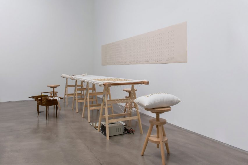 Stitching Worlds by Ebru Kurbak at the Istanbul Design Biennial