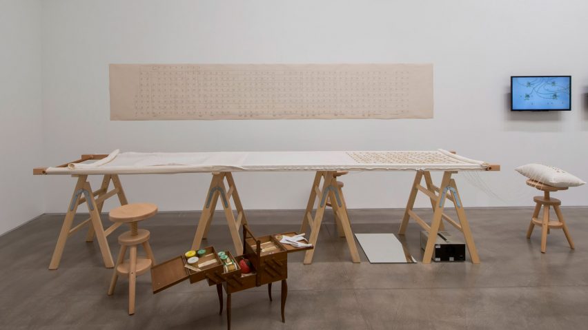 Stitching Worlds by Ebru Kurbak at the Istanbul Design Biennial