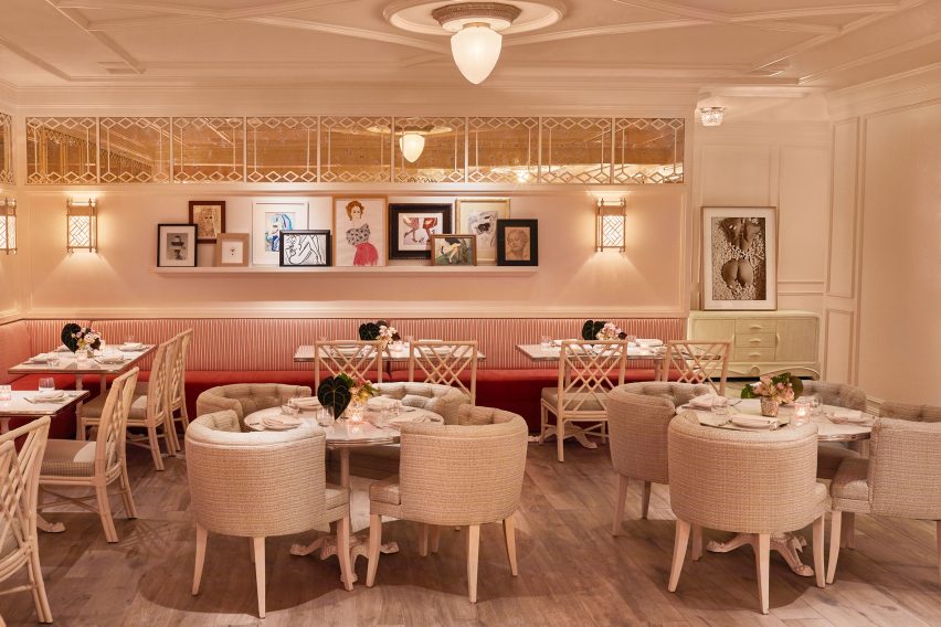 Swan restaurant interior by Ken Fulk