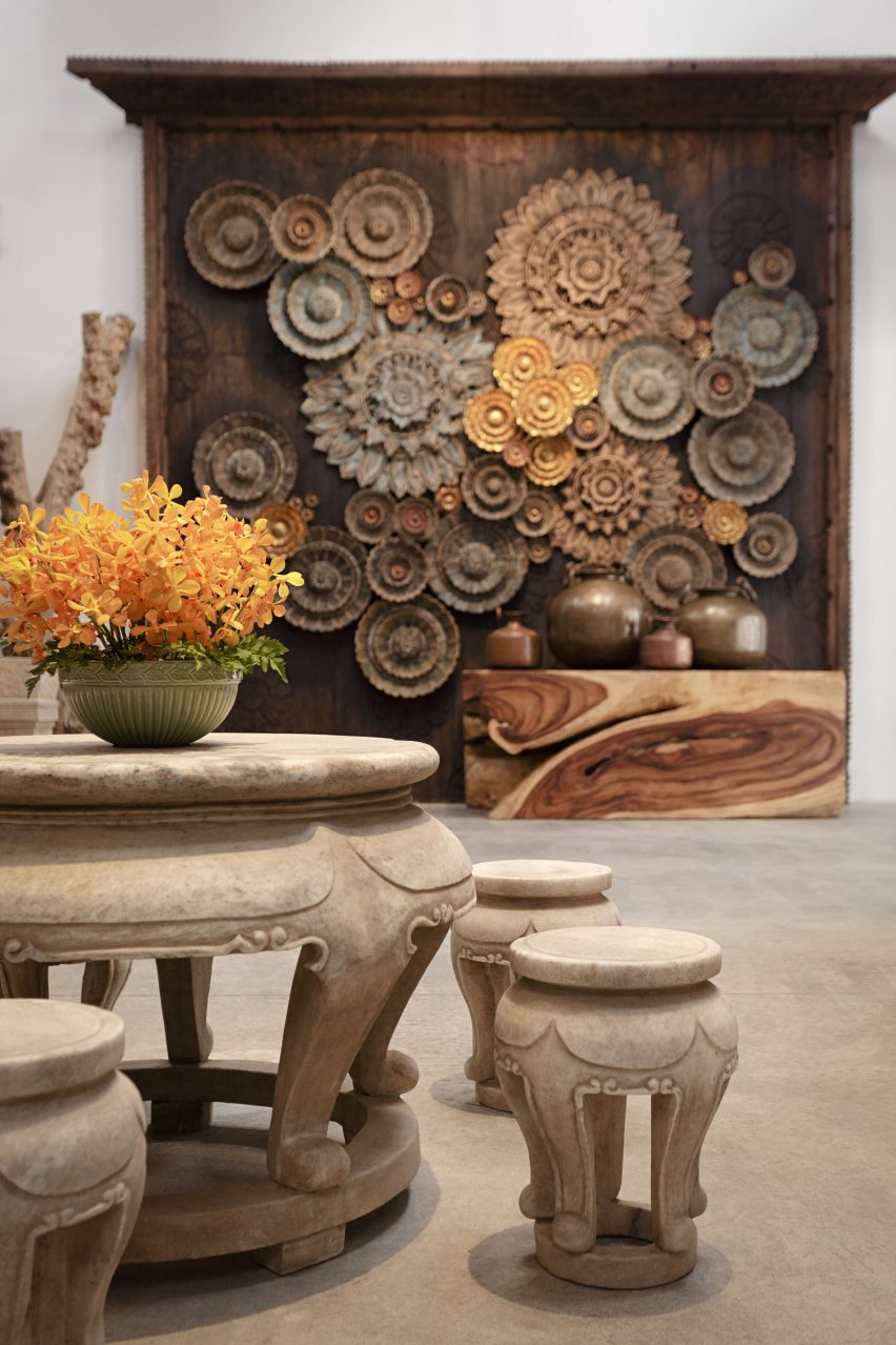The Golden Triangle antiques store in Chiang Mai, Thailand