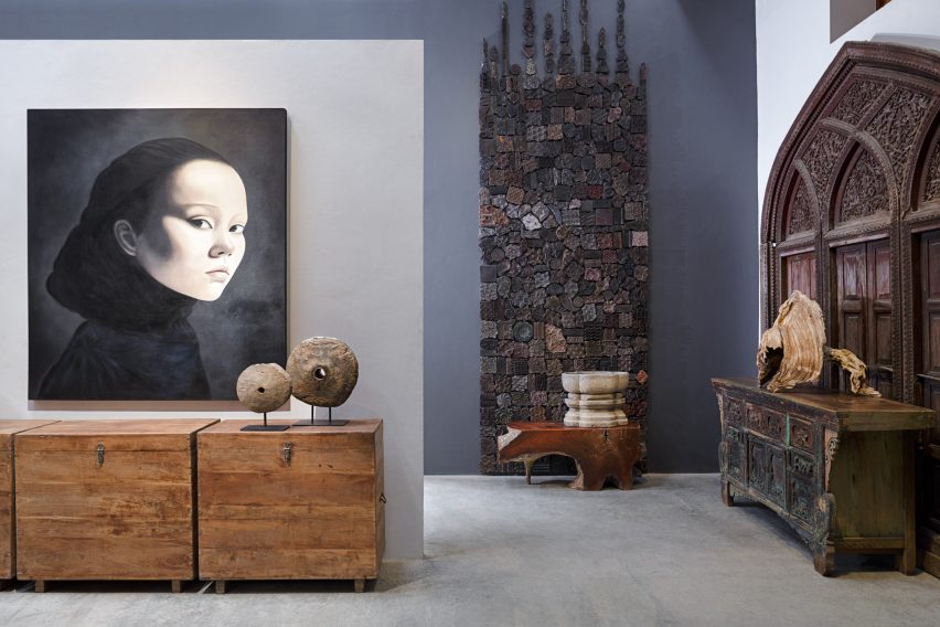 The Golden Triangle antiques store in Chiang Mai, Thailand