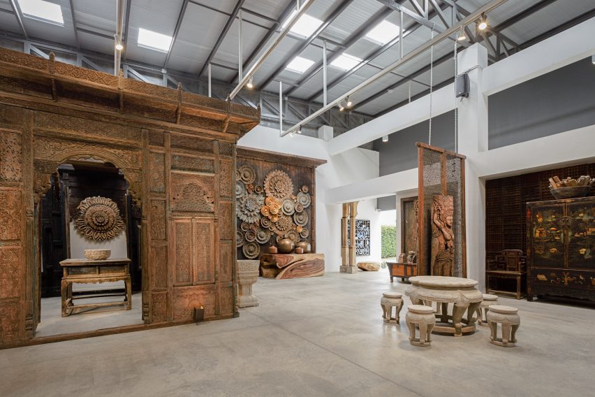 The Golden Triangle antiques store in Chiang Mai, Thailand