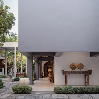 The Golden Triangle antiques store in Chiang Mai, Thailand