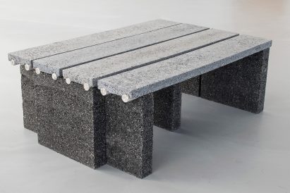 Tim Teven creates furniture from paper-recycling waste