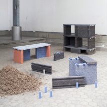 Tim Teven creates furniture from paper-recycling waste