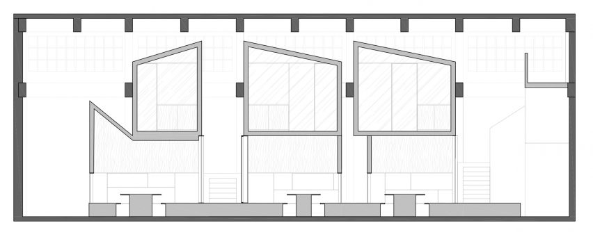 Interiors of Tingai Teahouse in Shanghai, China, designed by Linehouse