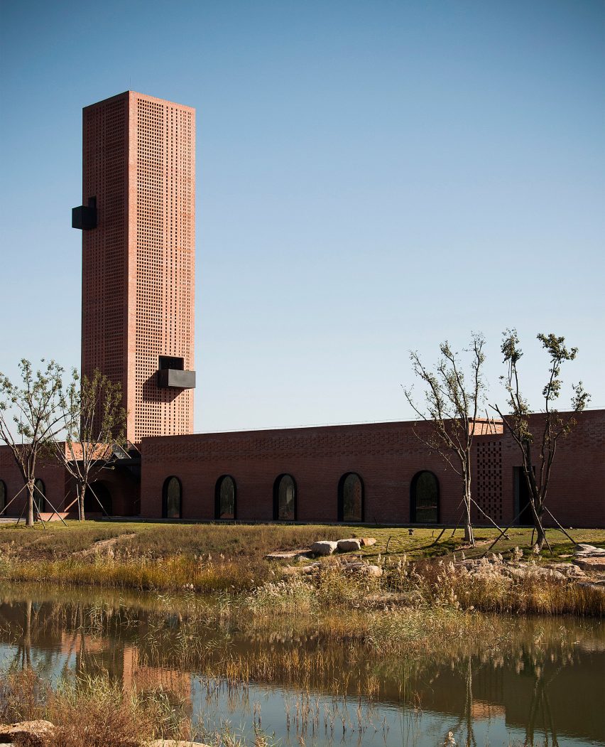 Tower of Bricks art centre in China by Interval Architects