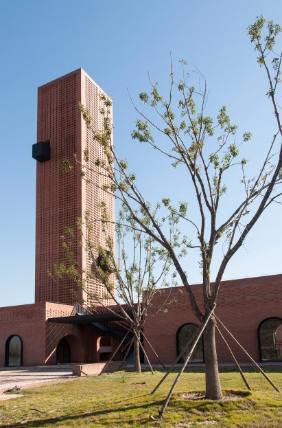 Tower of Bricks art centre in China by Interval Architects