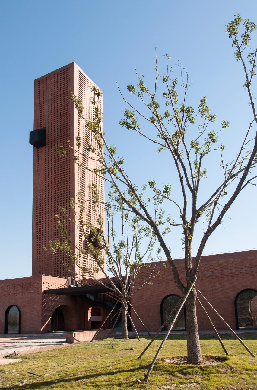 Tower of Bricks art centre in China by Interval Architects