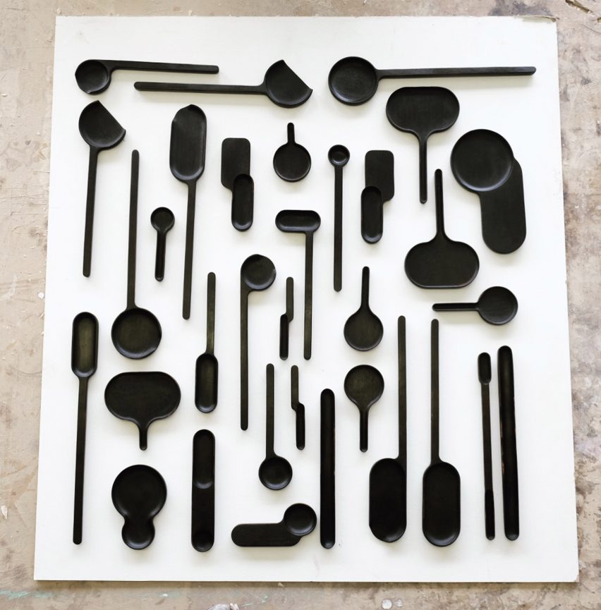 Bone and utensils by Loic Bard