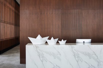 The lobby at Form Hotel Dubai, which won the Urban Hotel category and was named New Concept of the Year at the AHEAD MEA 2018 hospitality awards
