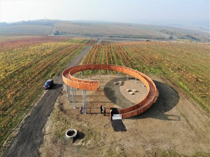 The Walk Above the Vineyards viewpoint in the Czech Republic by Keeo