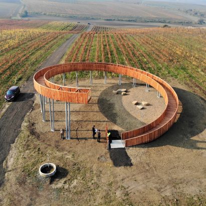 The Walk Above the Vineyards viewpoint in the Czech Republic by Keeo