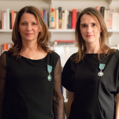 Portrait of Odile Hainaut and Claire Pijoulat