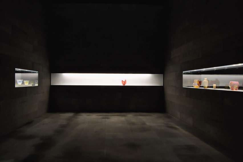 Interiors of Yumin Art Nouveau Collection exhibition designed by JAC Studios