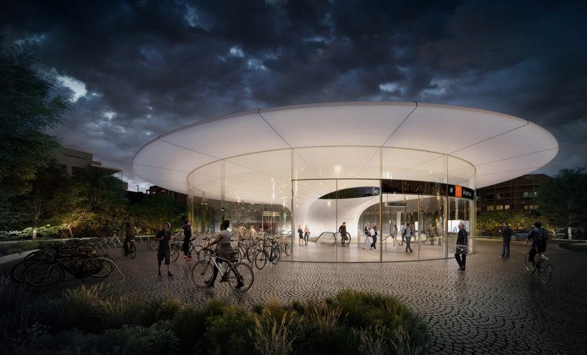 Zaha Hadid Archtiects and A_Lab to design stations for Oslo metro line