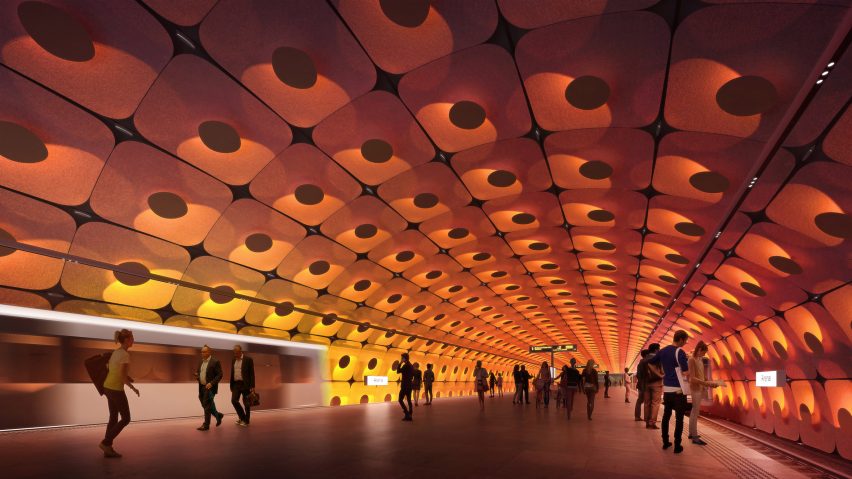 Zaha Hadid Archtiects and A_Lab to design stations for Oslo metro line