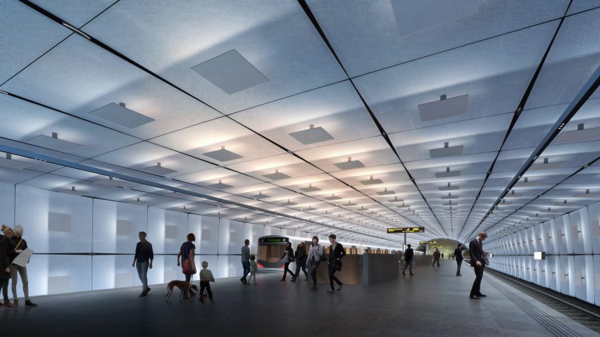 Zaha Hadid Archtiects and A_Lab to design stations for Oslo metro line