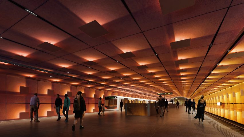 Zaha Hadid Archtiects and A_Lab to design stations for Oslo metro line