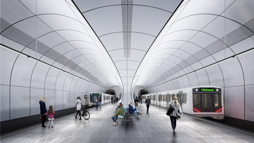 Zaha Hadid Archtiects and A_Lab to design stations for Oslo metro line