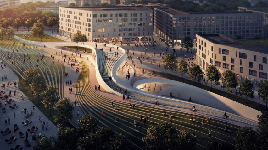 Zaha Hadid Archtiects and A_Lab to design stations for Oslo metro line
