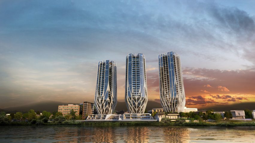 Zaha Hadid Architects' trio of Brisbane skyscrapers dropped