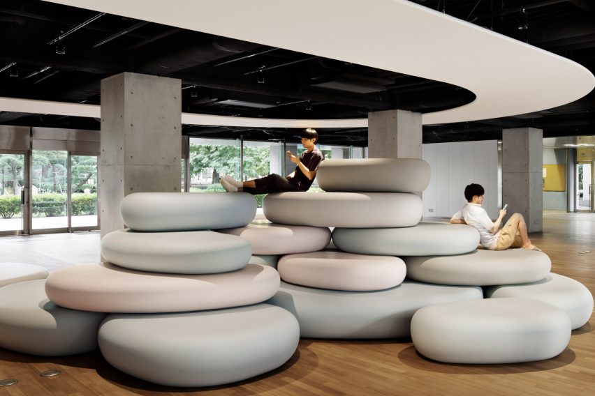 Zero Space student recreation area by Igarashi Design Studio