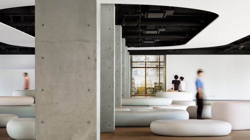 Zero Space student recreation area by Igarashi Design Studio