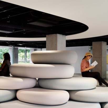 Zero Space student recreation area by Igarashi Design Studio