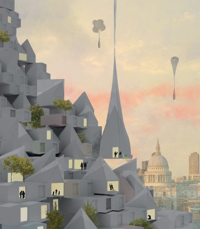Dezeen x MINI Living Future Urban Home Competition: Hour Glass by Studio McLeod and Ekkist