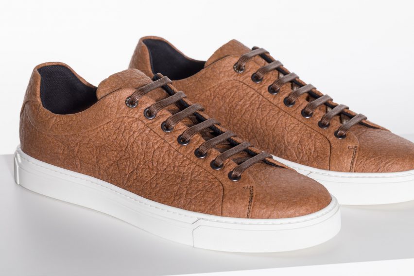 Hugo Boss Pinatex vegan shoes