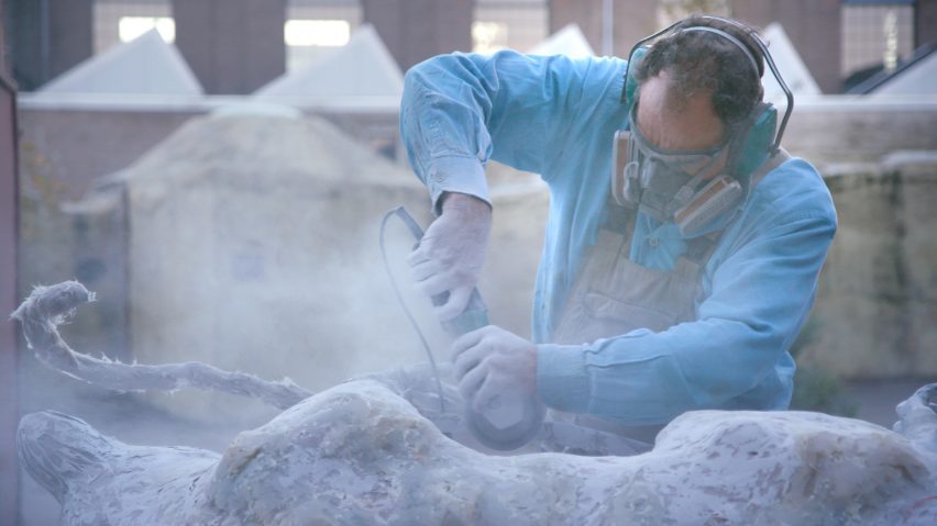 Joep van Lieshout at his studio in Rotterdam