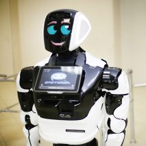 Robot run over CES Promobot