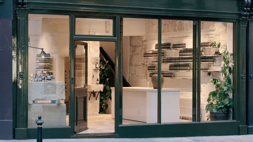 Aesop Bath store, England designed by JamesPlumb