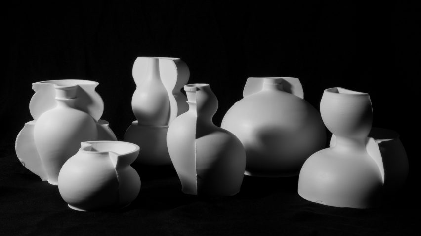 Ruohong Wu creates unique porcelain objects using Chinese mass-production techniques