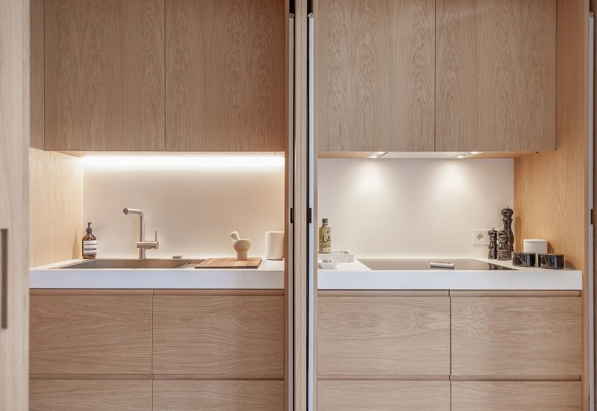 Interiors of Argentona Apartment, designed by YLAB Arquitectos