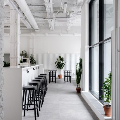 Bloom-n-Brew cafe in Moscow by Asketik