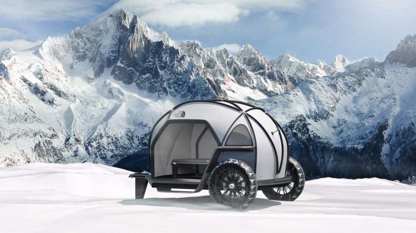 BMW Designworks and North Face debut futuristic camper concept at CES