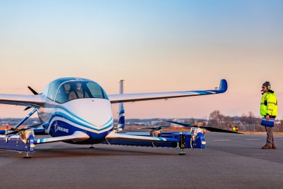 Boeing electric autonomous passenger drone – flying car