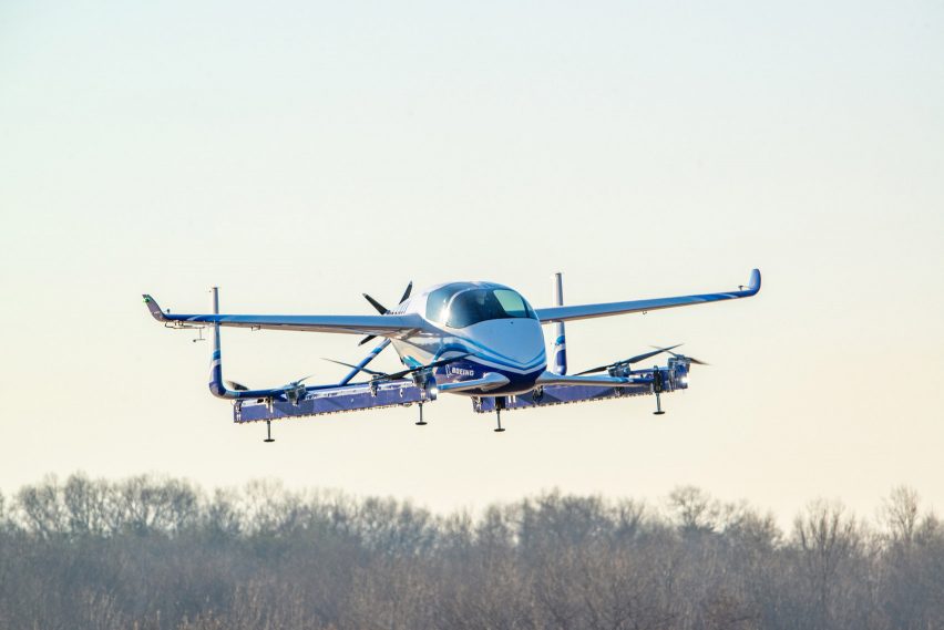 Boeing electric autonomous passenger drone – flying car