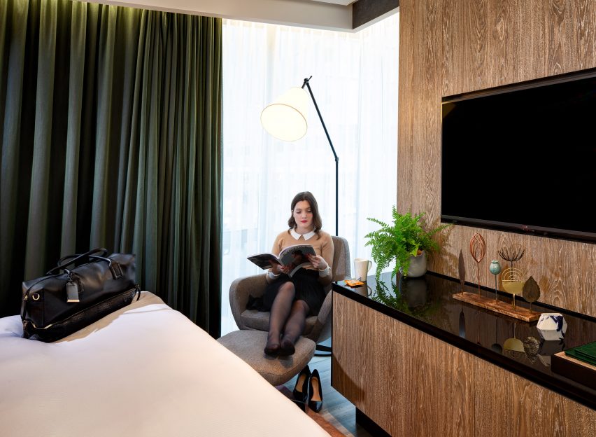 Bompass & Parr vegan suite inside Hilton London Bankside hotel