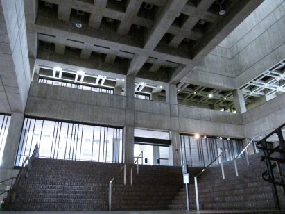 Boston City Hall lobby atrium